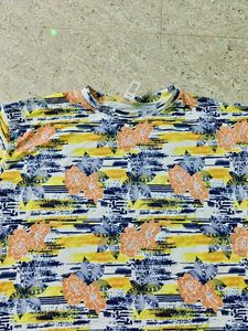 Vibrant Floral Print Tunic