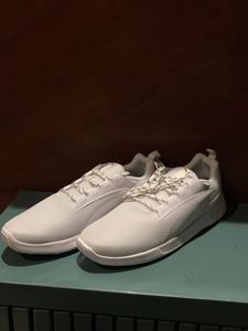 Puma White Lace-Up Sneakers