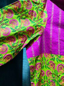 Green 💚 Floral 🌸🌺 Printed Kurta