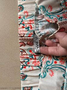 Camla Barcelona Printed Wide-Leg Pants | Waist 30”