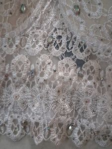 M Sparkling White Lace Bra