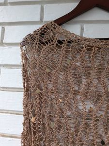 Crochet Top with Sequins