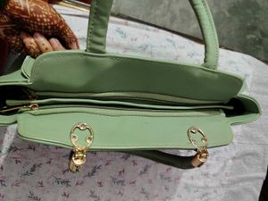 Stylish Pastel Green Handbag