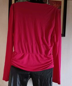 Fuchsia Wrap Top