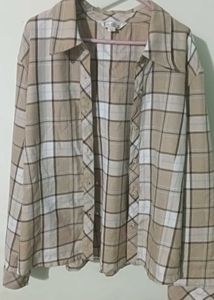 Casual Plaid Button-Up Shirt