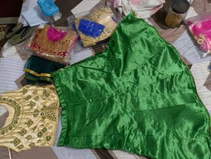 Embroidered Green Lehenga Skirt