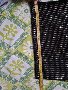 Sparkling Sequin Black Blouse