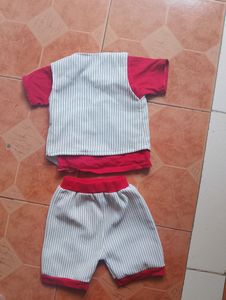 3 Set Piece Baby Dress (4 Months)