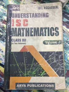 ISC Mathematics For Class 12