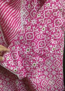 Pink Printed Kurti
