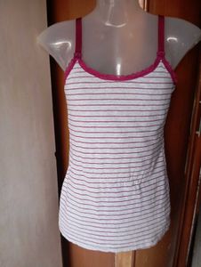 Women's Striped Sleepwear Top