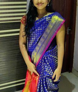 Pattu Benerasi Saree With Blouse