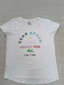 White Graphic T-Shirt