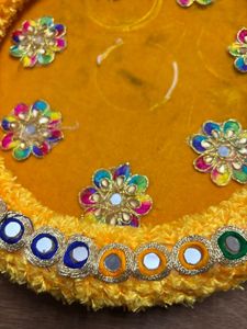 Decorative Haldi plate