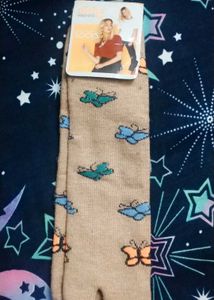 Cute Butterfly Pattern Socks