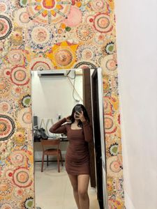 Chic Brown Ruched Mini Dress