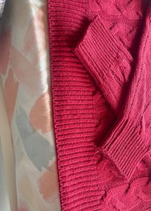 Cable Knit Crew Neck Sweater