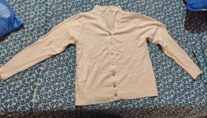 Cottage core Cream Cardigan