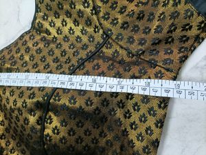 Readymade Black With Golden Blouse