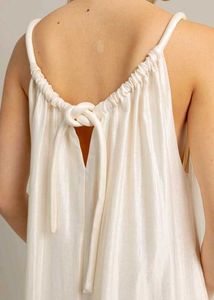 Elegant Cream Maxi Dress