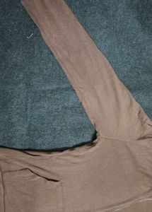 Cozy Brown Zip-Up Cardigan