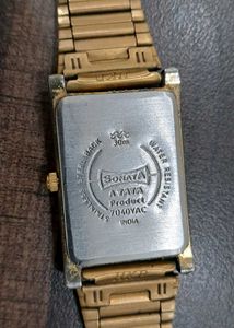 Sonata Gold Watch