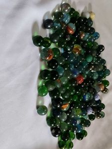 Vintage Glass Marbles Collection ( 148 pieces )