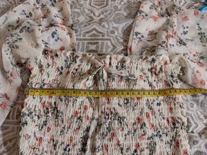 Chic Floral Peplum Top