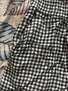 Gingham Print Shorts