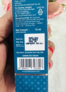 Derma Co. Skin Renew Peptide Under Eye Cream