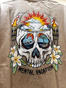 Graphic T-Shirt - Mental Vacation Skull