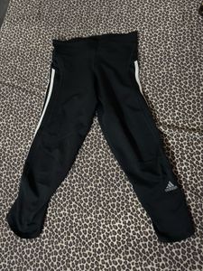Adidas Black Athletic Capris