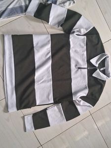 Bundle: Striped Polo &amp; Button-Up Shirt