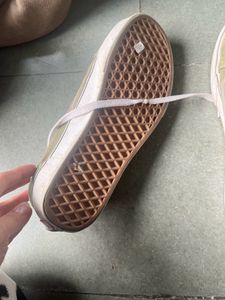Almost Never Worn Vans In Green Color .