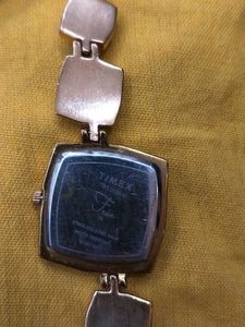 Timex Watch with Blue Gems
