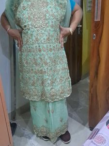 Sharara Suit With Freebie