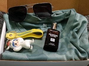 Men's Printed Shirt &amp; Accessories Bundle