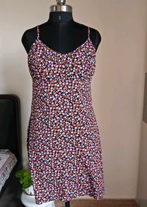 Floral Print Mini Dress