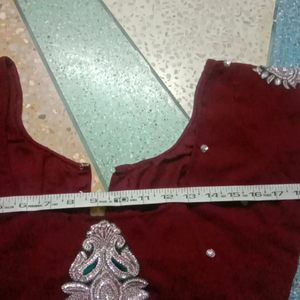 Beautiful party wear saare Marron colour