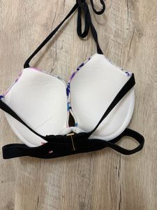 Floral Print Padded Bra - Size 36DD