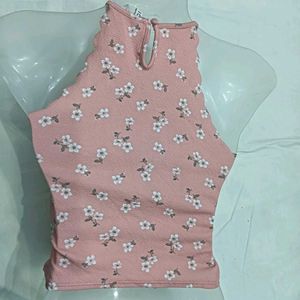 Floral Print ⭐Halter Neck Top