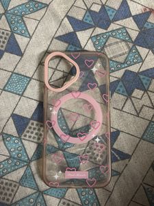Iphone 16 Cute Pink Hearts Phone Case