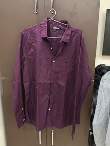 Men's Purple Long Sleeve Shirt