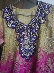 Embellished Ombre Kurta