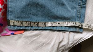 SHEIN Light Wash Wide Leg Jeans