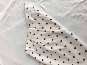 Cute Polka Dot Midi Skirt