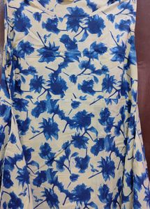 Asymmetric Cotton Kurta ( L Size )