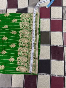 Green Embroidered Kurta