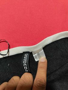 H&amp;M Black Off-Shoulder Ribbed Top – XXS