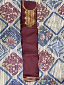 brown unstitched suit